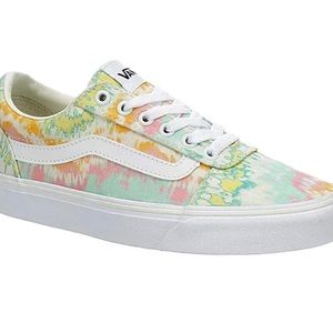 Tie dye vans size W 8.5 fairly used but in good condition